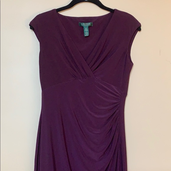 Deep Plum Ralph Lauren Dress - Picture 1 of 2